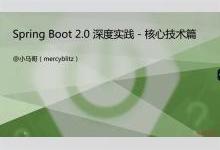 慕课网 小马哥 Spring Boot2.0深度实践之核心技术篇 视频教程 全10章完整版视频下载