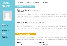 Bootstrap响应式个人简历网站模板 个人网站html模板下载
